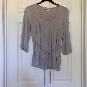 SUPER SOFT Gray Blouse
